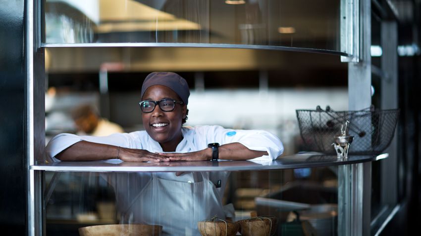 Chef Mashama Bailey Portrait for The Grey Restaurant 2015